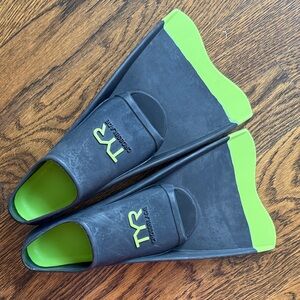 TYR Crossblade Black and Green Swim Fins